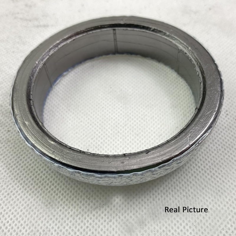 RCCT 2.5'' Exhaust Donut Gasket Collector Header Gasket Fits Honda Acura Integra Civic Del Sol 63.5mm (2.5In) - Image 2